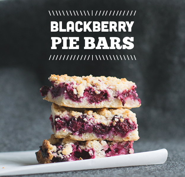 Blackberry Pie Bars // Wit & Vinegar