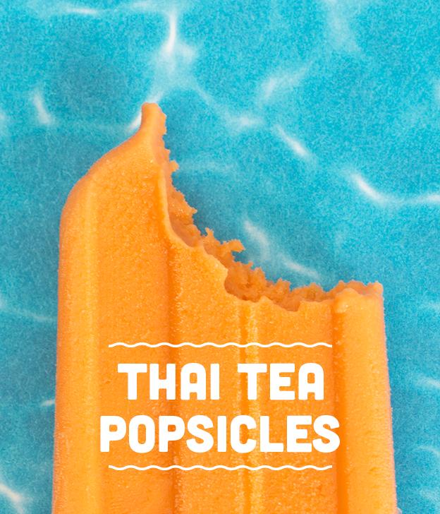Thai Tea Popsicles // Wit & Vinegar