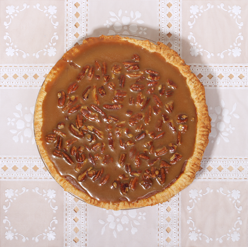 Pumpkin Pie with Pecan Praline Topping // Wit & Vinegar