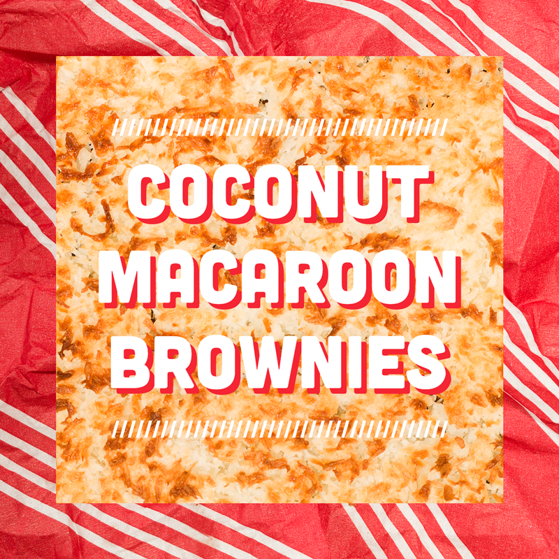 Coconut Macaroon Brownies // Wit & Vinegar