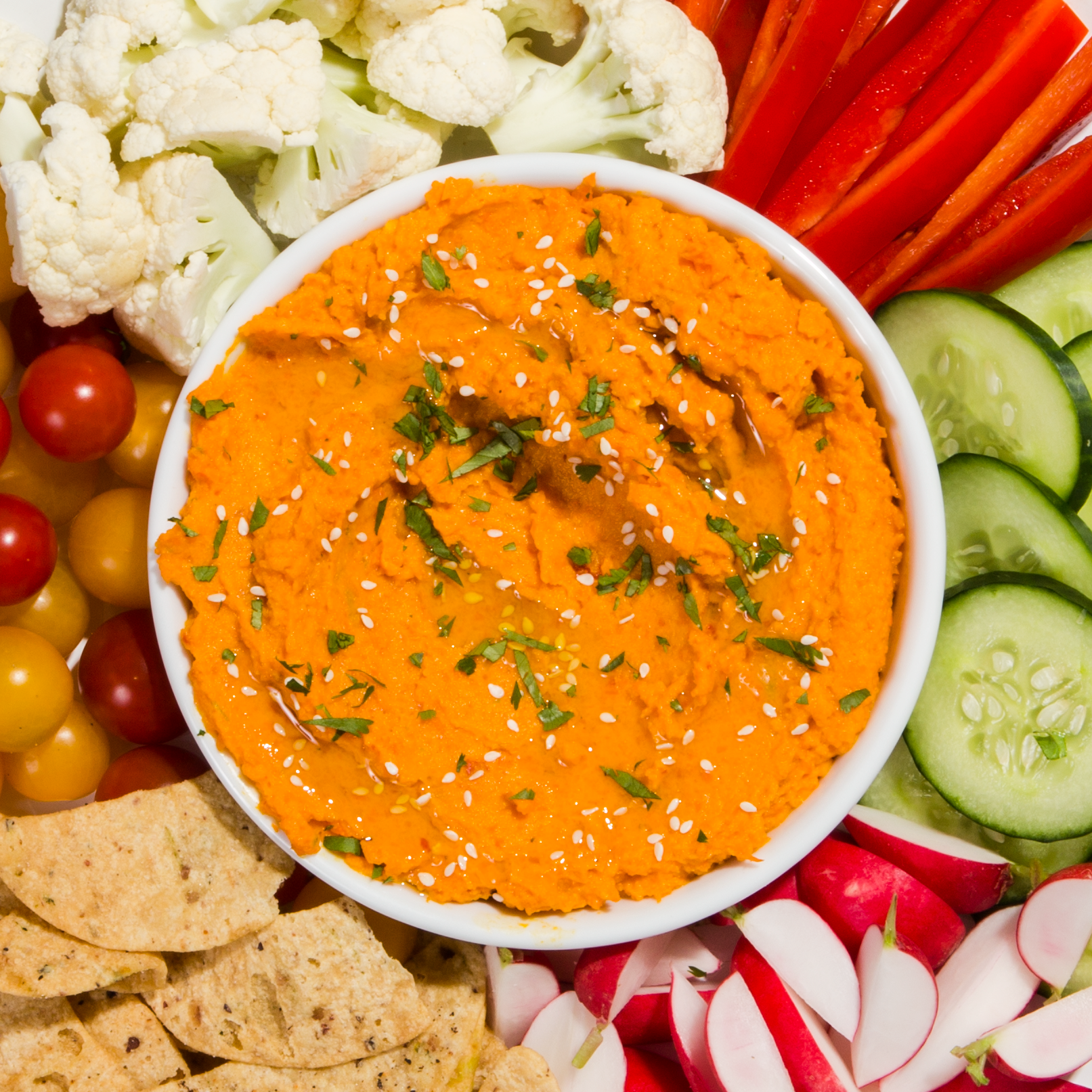 Sambal Tahini Carrot Dip // Wit & Vinegar